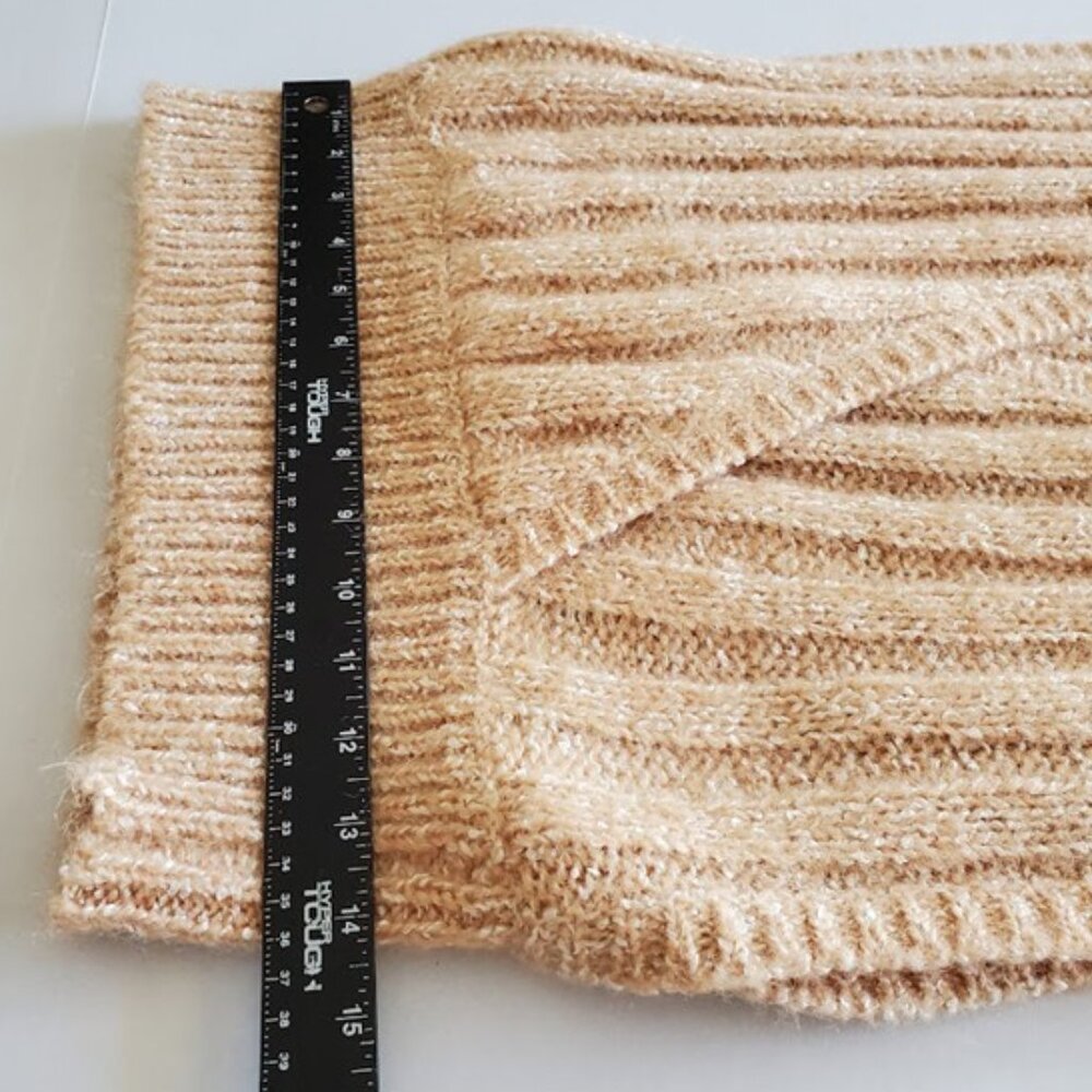Vintage Christian Dior Cable Knit Wrap Sweater Vest Layer Sz M Old Money Preppy - Picture 8 of 11